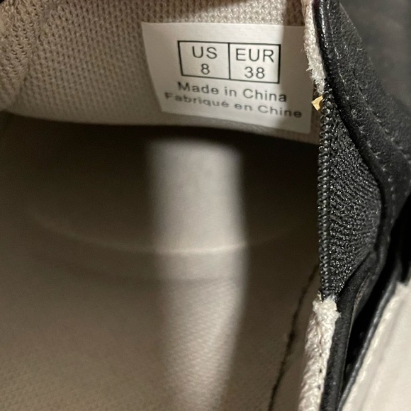 Black Slip On Sneakers - Picture 3 of 5